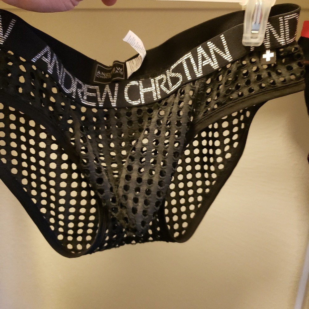 Mens mesh briefs